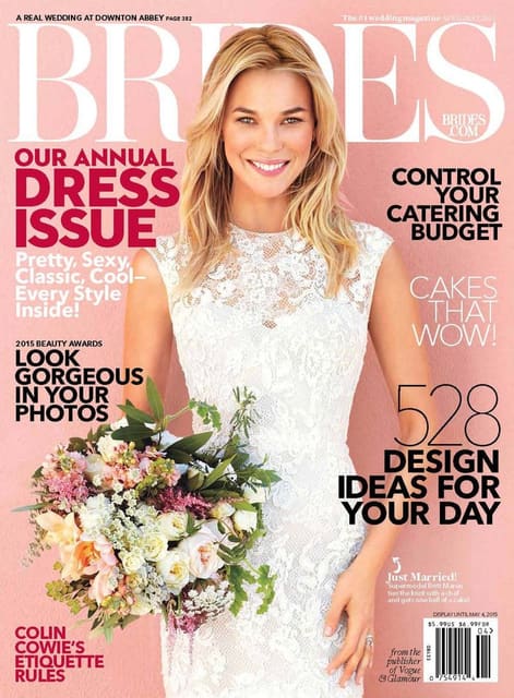 Brides' May 2015 Cover: Britt Mare