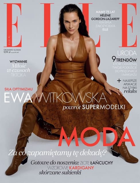 Elle Poland December 2020 Cover — Elle Poland