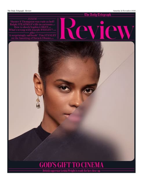 The Daily Telegraph Review Cover with Le...