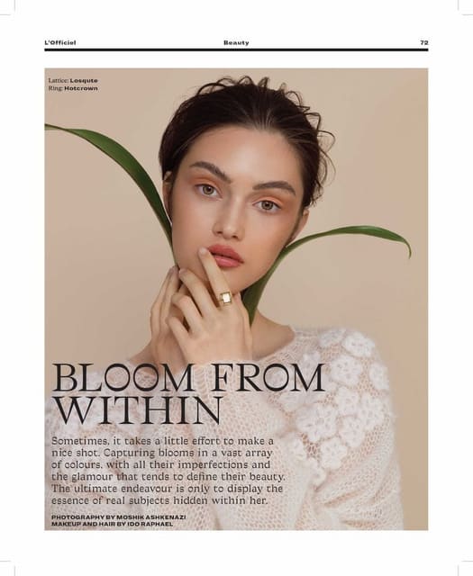 Bloom From Within — L'Officiel India