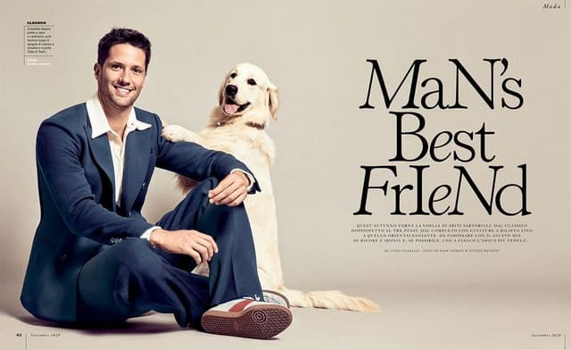 Man’s best friend for Gentlemen magazine...