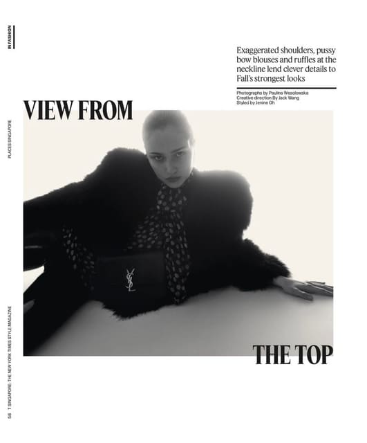 View From The Top Saint Laurent Special — The New York Times Style Magazine Singapore