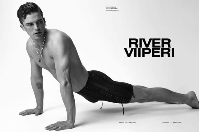 RIVER VIIPERI — L'Officiel Hommes Poland