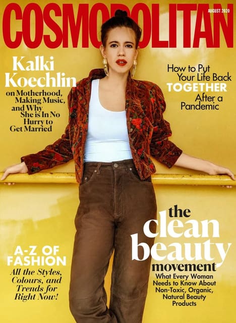 Cosmopolitan India August 2020 Cover with Kalki — Cosmopolitan India