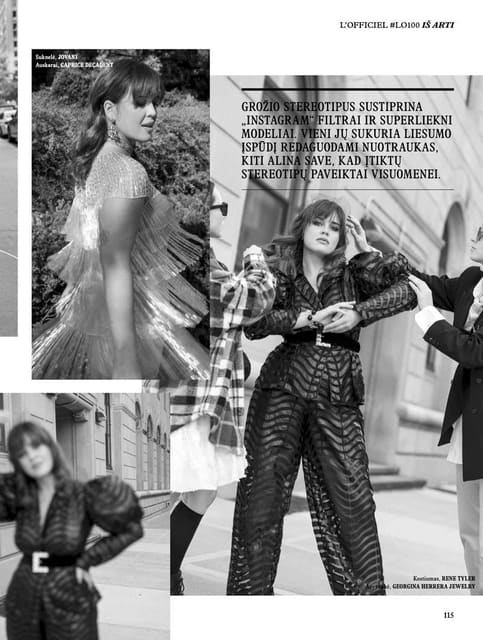 Savo SEKMES paukšte by Maria Kazikhanov — L'Officiel Lithuania