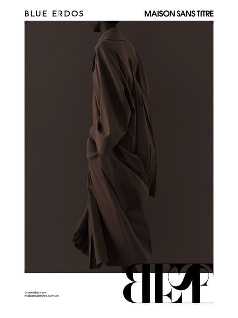 B.E.S.T by BLUE ERDOS X MAISON SANS TITRE AW20 Photographed by Lemon Luo — Sans Titre