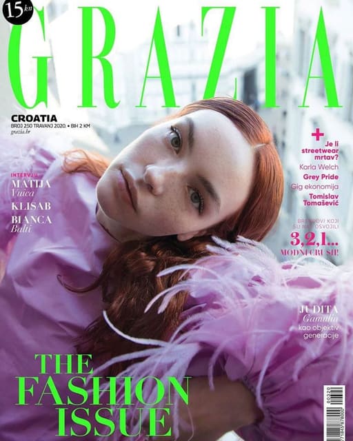 Grazia Croatia April 2020 Cover — Grazia Croatia
