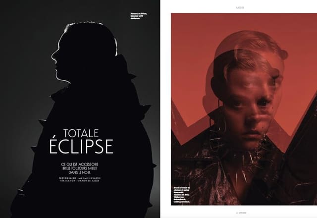 Totale éclipse, Maxime Leyvastre — Stylist Magazine France