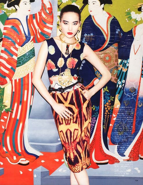 Neo Nippon with model Saki Asamiya — Vogue Japan