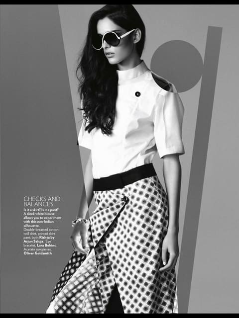 Graphic Rule by Gustavo Papaleo — Vogue India