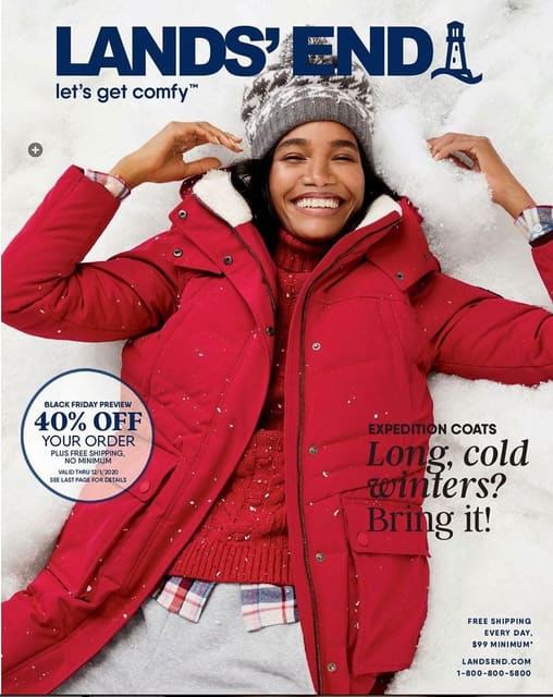 Lands' End Women's Winter 2020 Catalogue — Lands' End