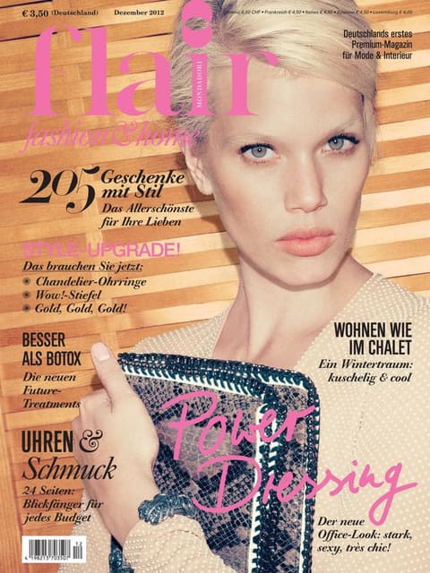 Flair Germany December 2012 Cover (w/ mo... — Flair Germany