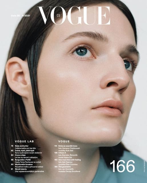 Žitá geometrie — Vogue Czechoslovakia