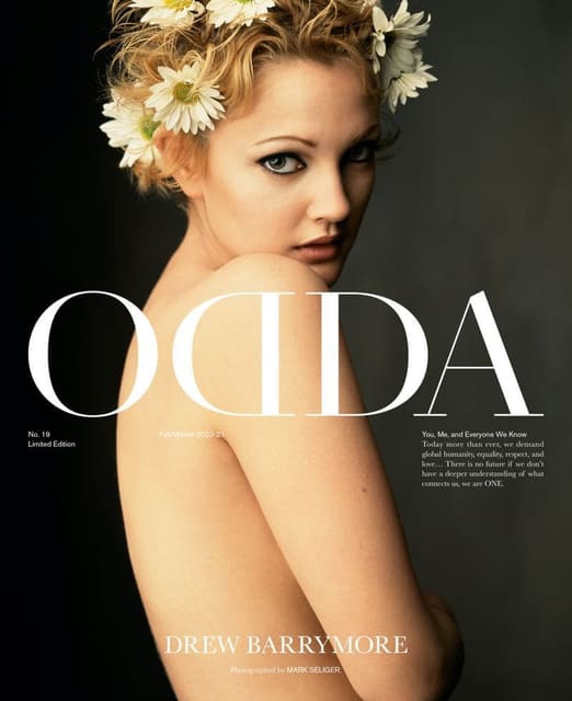 ODDA 19: Drew Barrymore Limited Edition — ODDA Magazine