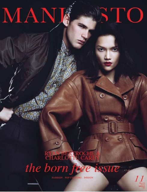 Manifesto March 2013 Covers The Born Fre... — Manifesto Magazine