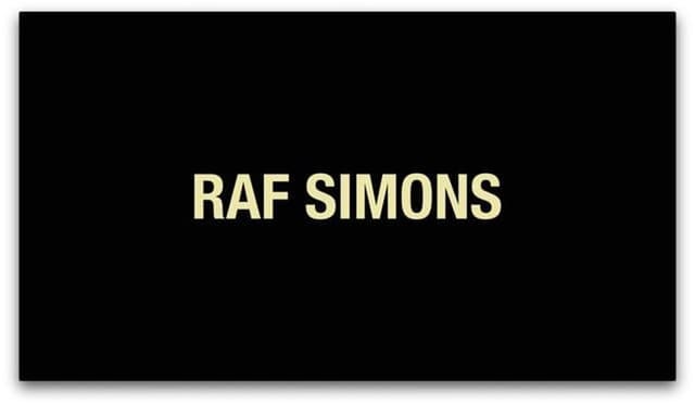 Raf Simons F/W 21 Show — Raf Simons