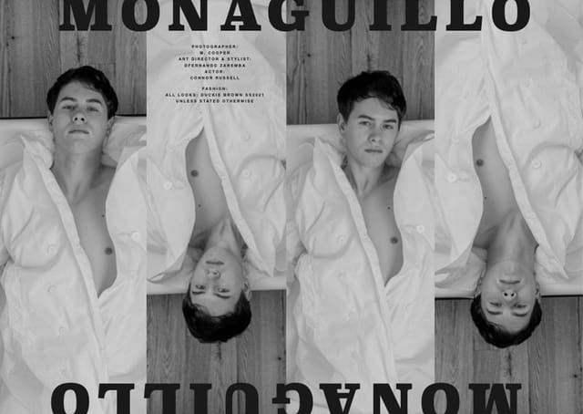 MONAGUILLO featuring Connor Russell — CLIENT Magazine