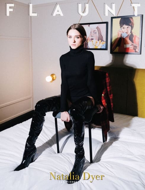Flaunt November 2020 Cover: Natalia Dyer — Flaunt