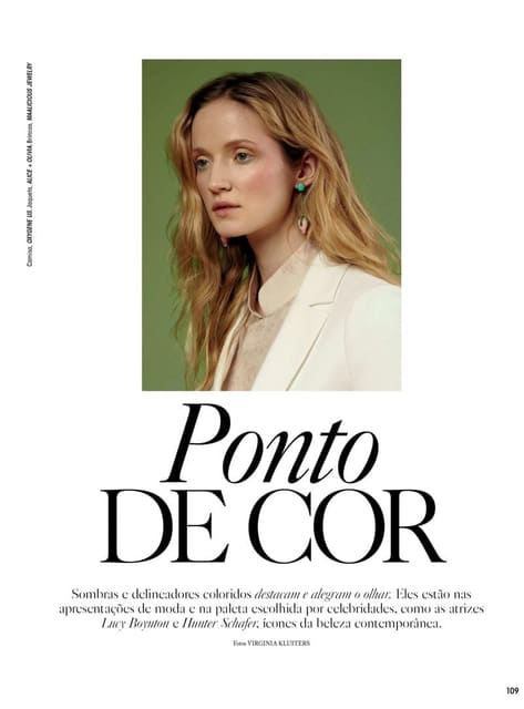 Ponto De Cor by Virginia Kluiters — L'Officiel Brasil