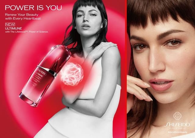 Power is you Ultimune campaign with Úrsu... — Shiseido