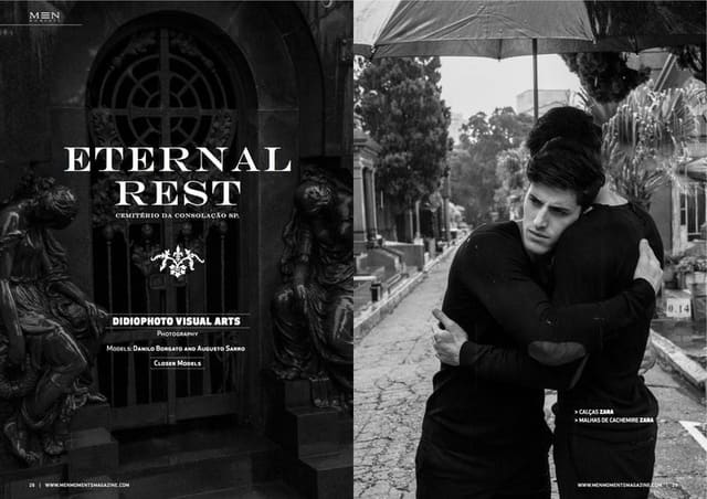 Eternal Rest with models Danilo Borgato ... — Men Moments Magazine