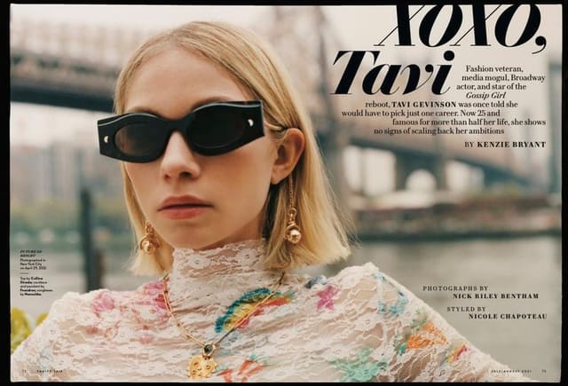XOXO, Tavi — Vanity Fair U.S.