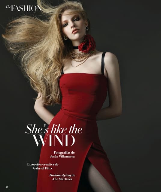 She is like the wind — Harper's Bazaar Mexico
