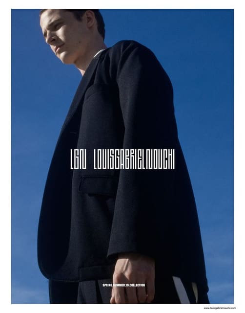 Louis Gabriel Nouchi S/S 19 campaign -Le... — LGN Louis Gabriel Nouchi