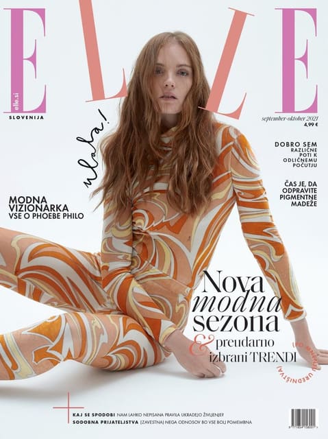 Elle Slovenia September 2021 Cover — Elle Slovenia