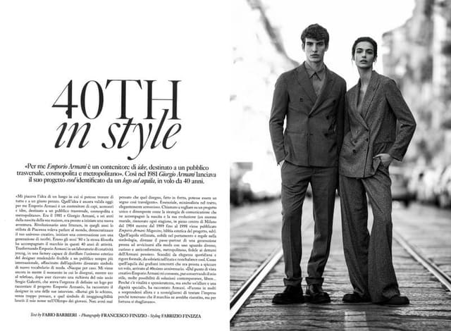 40th In Style — L'Officiel Italia