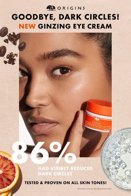 Origins - Ginzing eye cream Fall 2021 — Origins