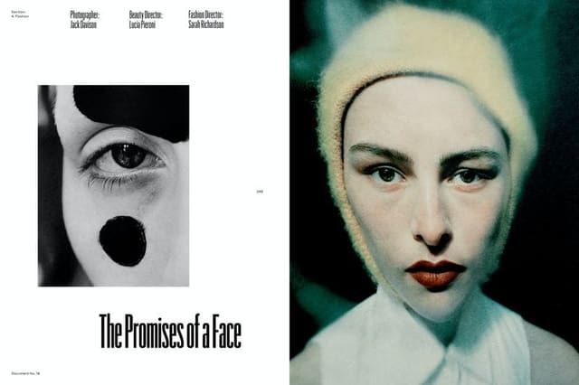The Promises of a Face — Document Journal