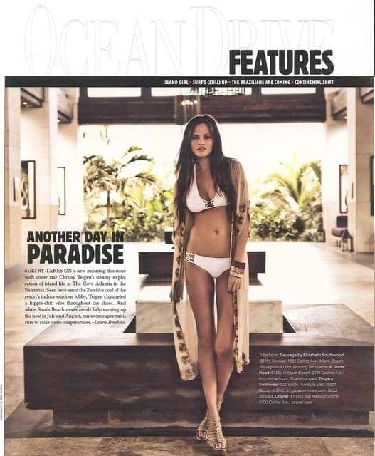 Island Girl by Rony Shram — Ocean Drive