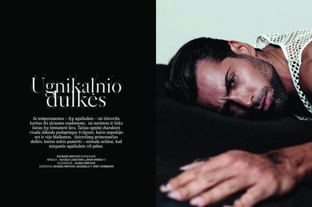 Ugnikalnio dulkes — L'Officiel Hommes Lithuania