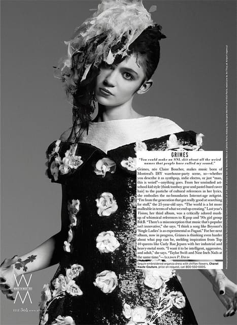 Grimes — Elle U.S.