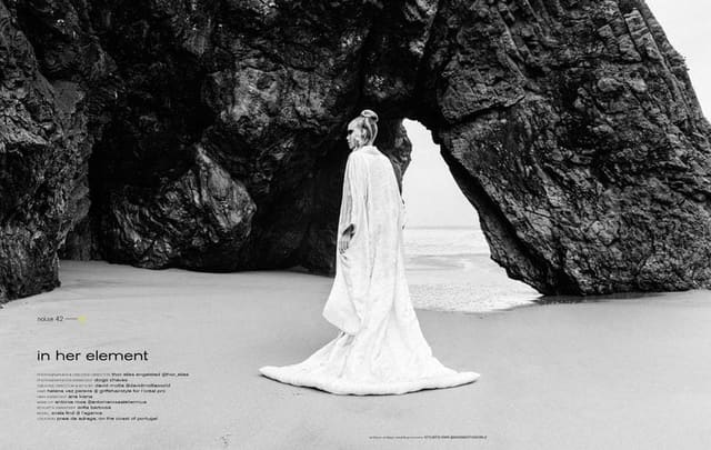 In her element for NOI.SE Magazine