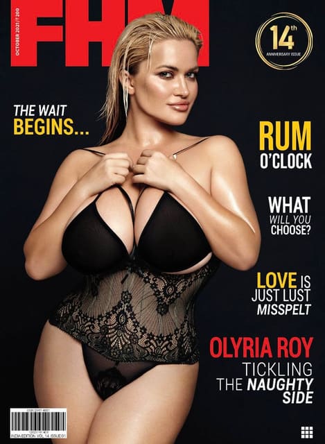 FHM India 14th Anniversary issue October 2021 Cover — FHM India