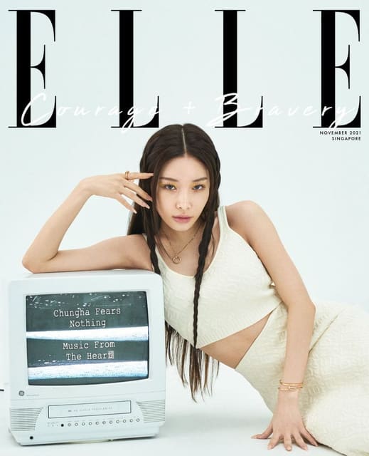 Elle Singapore November 2021 Cover x Chu... — Elle Singapore