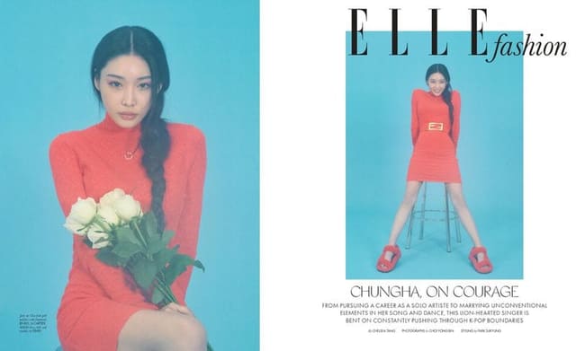CHUNGHA, ON COURAGE — Elle Singapore
