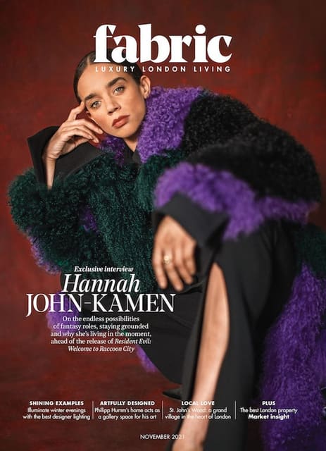 Fabric November 2021 Cover with Hannah J...