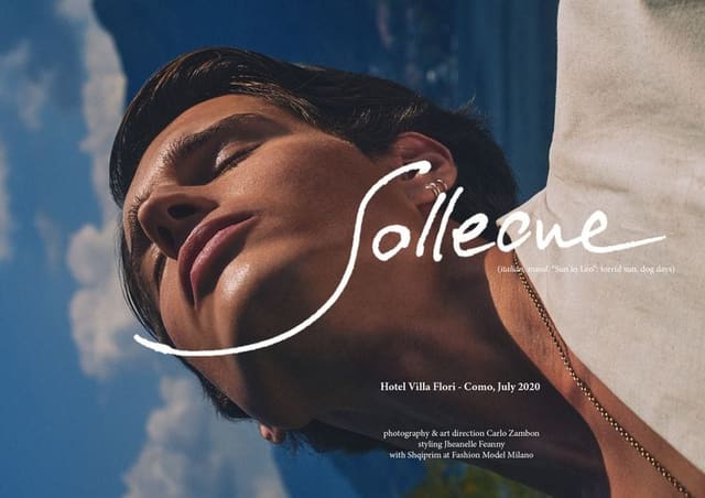 Solleóne by Carlo Zambon — Vingt Sept Magazine