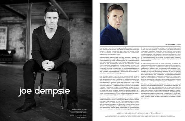 Joe Dempsie — SID Magazine