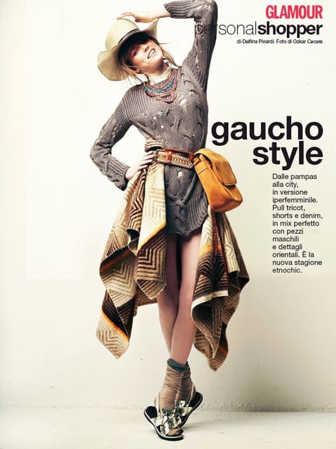 Gaucho Style with model Femke — Glamour Italia