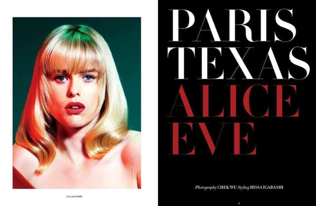 PARIS TEXAS ALICE EVE — TWELV Magazine