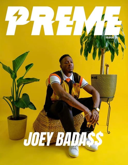 Preme Magazine Fall 2021 Cover: Joey Bad...