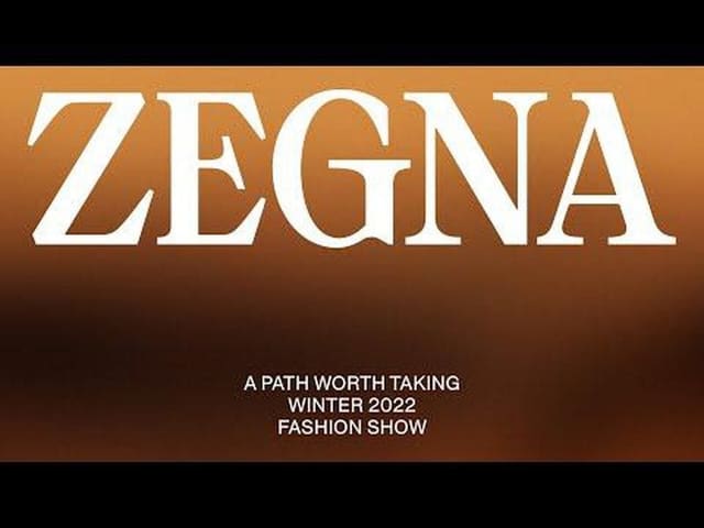 Zegna F/W 22 Show — Zegna