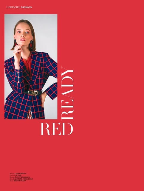Red Ready by Óscar Gómez — L'Officiel Arabia