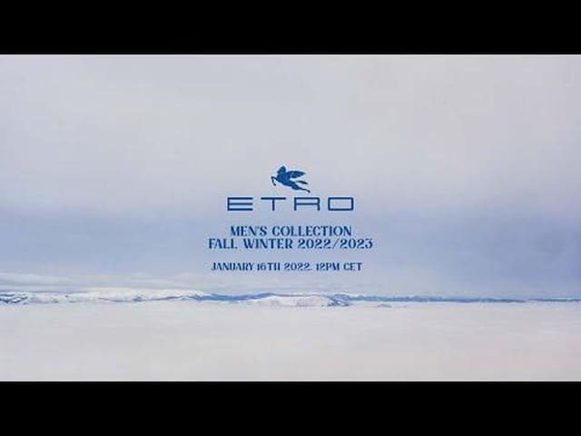 Etro F/W 22 Men's Show — Etro