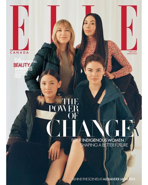 Elle Canada February/March 2022 Cover — Elle Canada