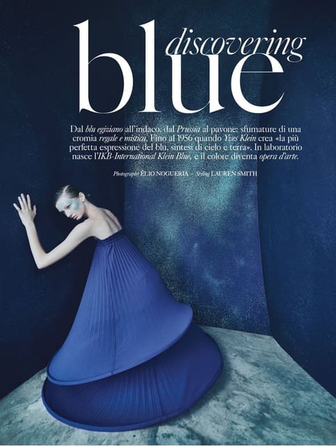 Discovering Blue — L'Officiel Italia